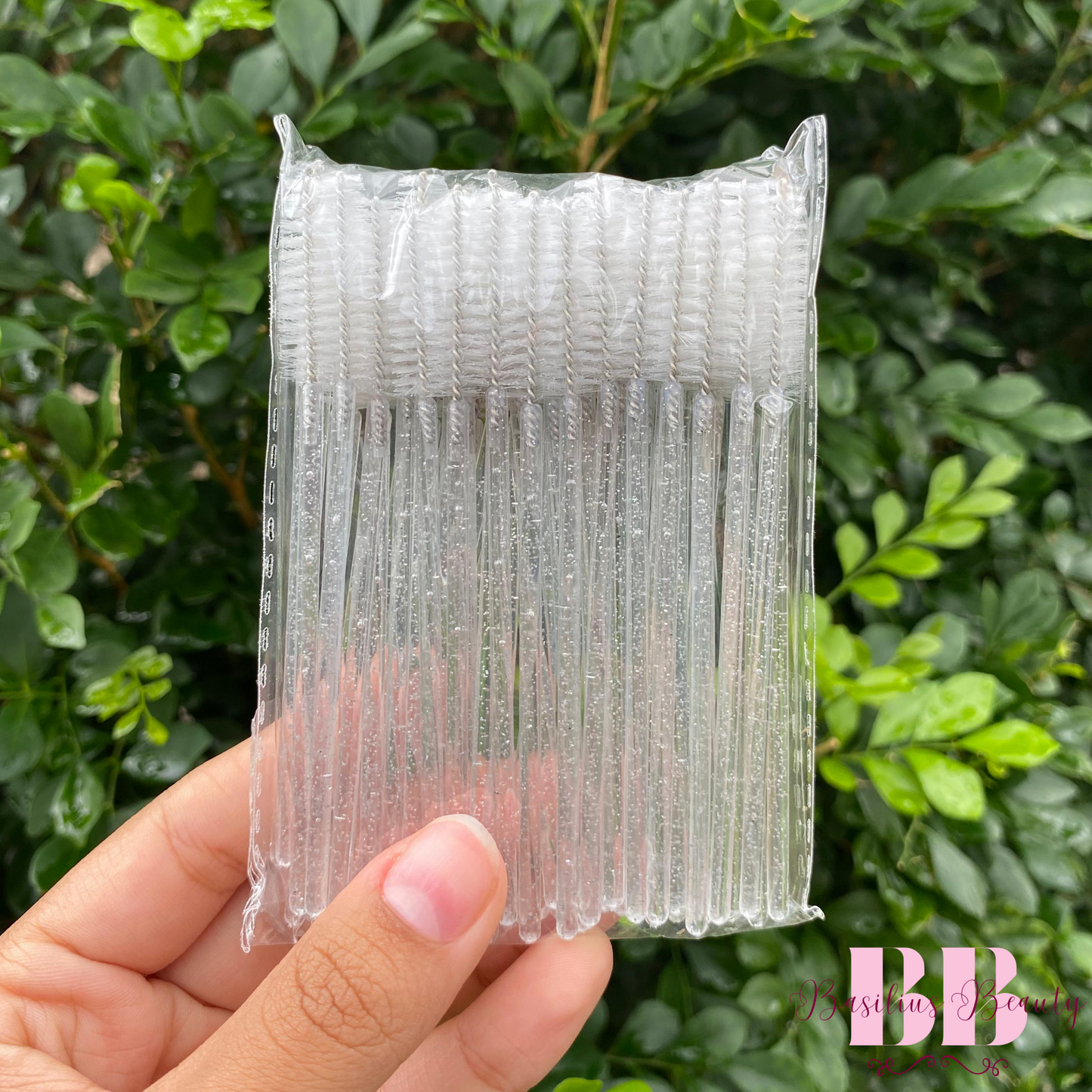 Kit Cristal - 50 Escovinhas + 50 Aplicadores de Batom + 100 Microbrush - Extensão de Cílios