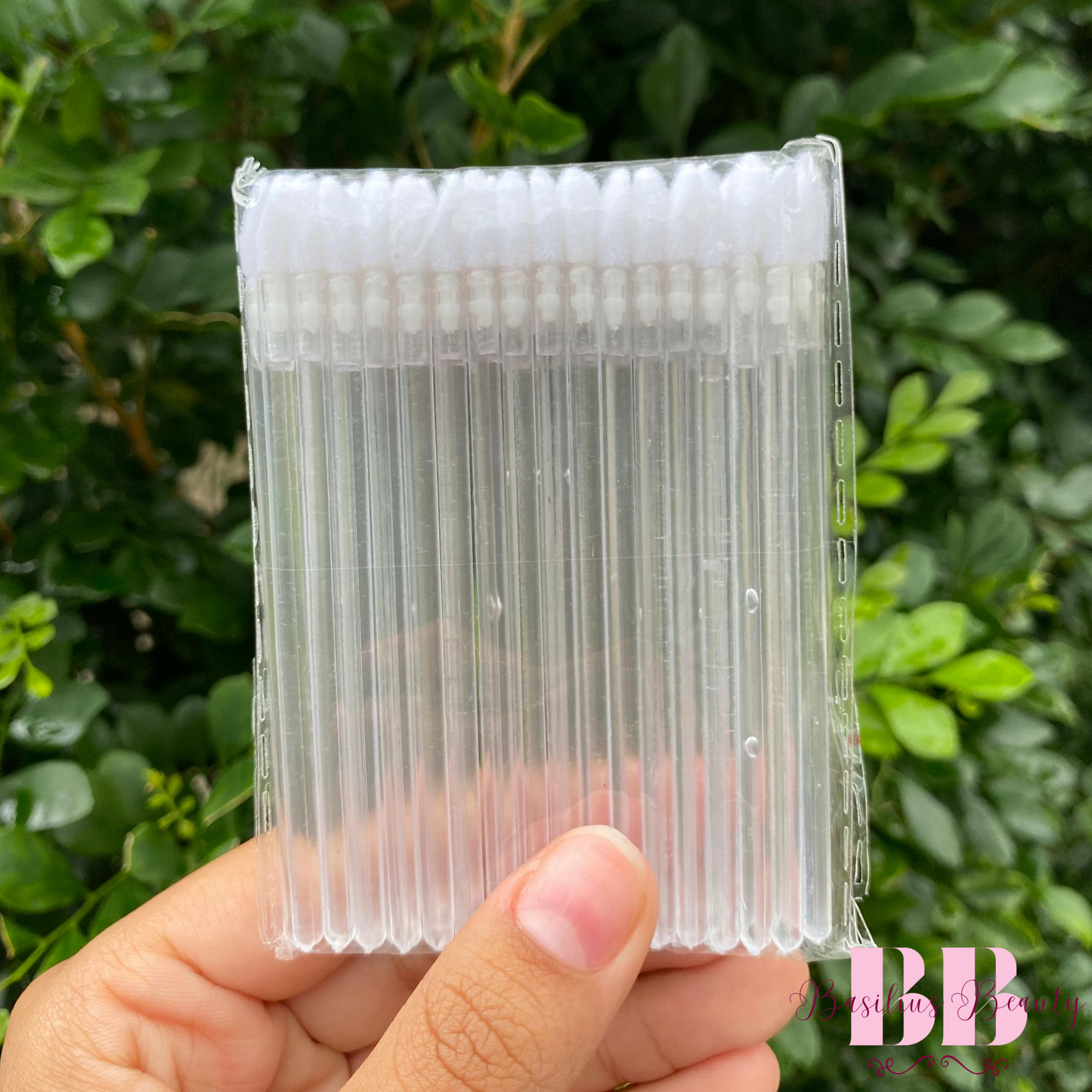 Kit Cristal - 50 Escovinhas + 50 Aplicadores de Batom + 100 Microbrush - Extensão de Cílios