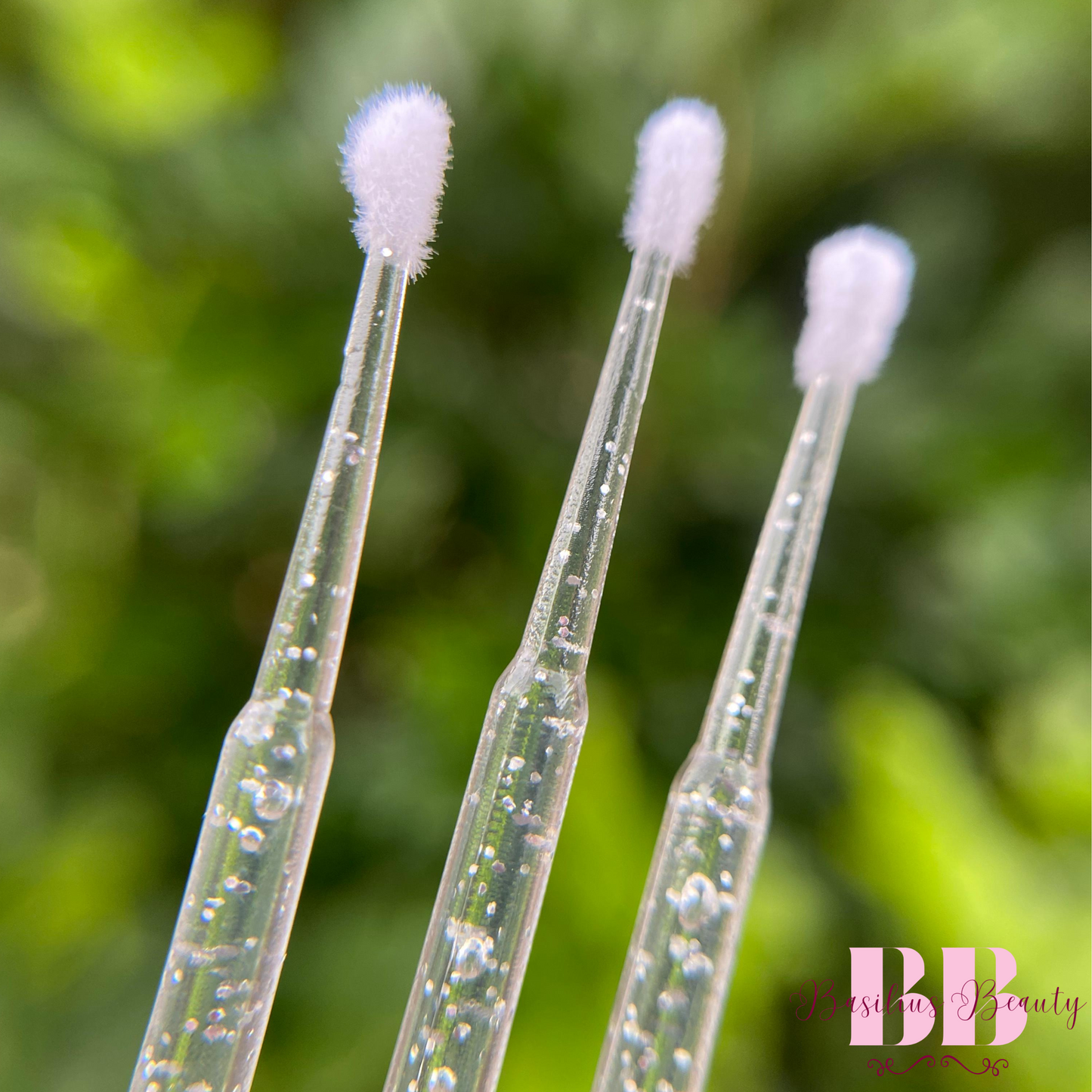 Kit Cristal - 50 Escovinhas + 50 Aplicadores de Batom + 100 Microbrush - Extensão de Cílios