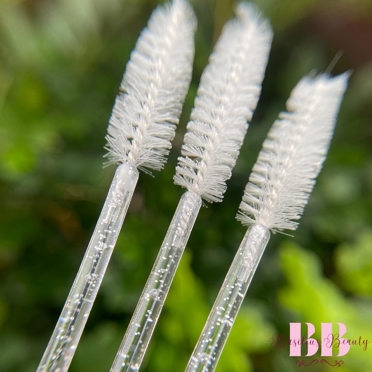 Kit Cristal - 50 Escovinhas + 50 Aplicadores de Batom + 100 Microbrush - Extensão de Cílios