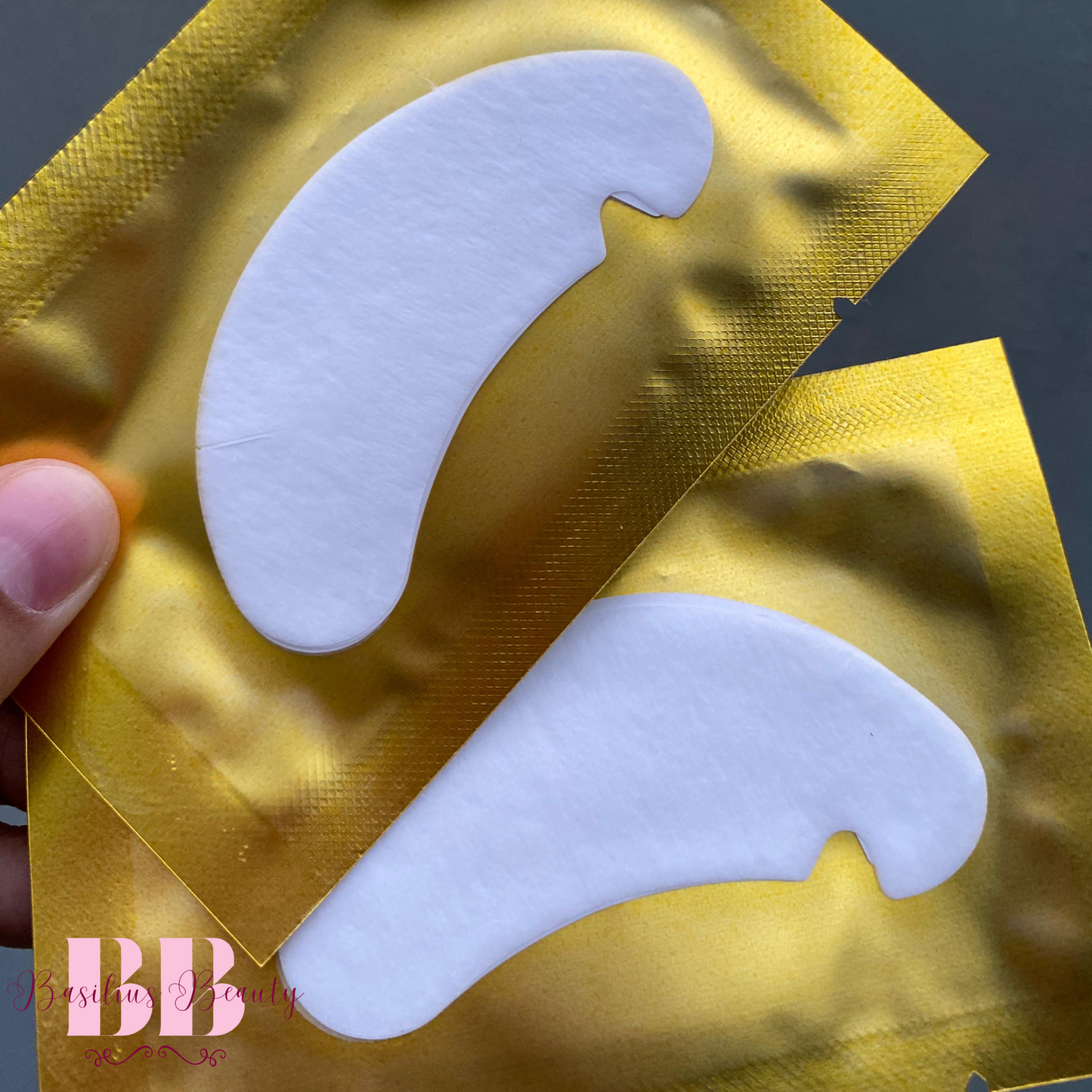 Pads Dourados 100 Unidades (50 Pares) - Extensão de Cílios