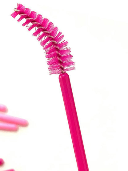 Escovinha Descartável Rosa (50 Unidades) - Extensão de Cílios