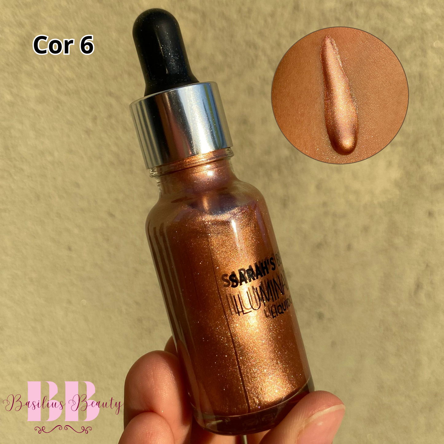 Iluminador Líquido 20g Alta Fixação - Sarah’s Beauty