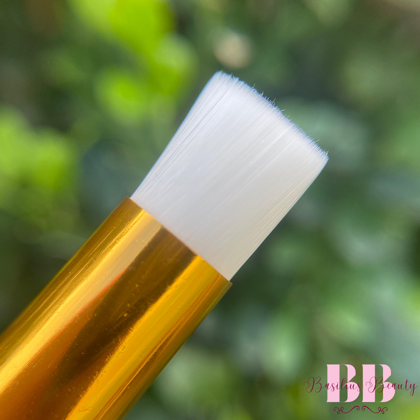 Kit Pincel Dourado - 4 Unidades Limpeza de Cílios com Glitter Dourado para Extensão de Cílios e Removedor de Maquiagem