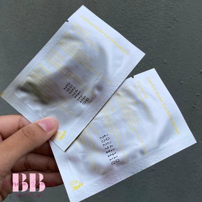 Pads Dourados 100 Unidades (50 Pares) - Extensão de Cílios