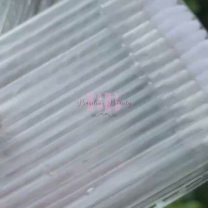 Kit Cristal - 50 Escovinhas + 50 Aplicadores de Batom + 100 Microbrush - Extensão de Cílios